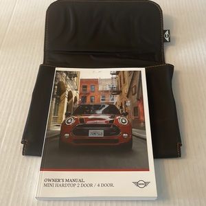 Mini Cooper HARDTOP 2 DOOR/ 4 DOOR Driver’s Manual with Sleeve